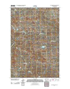 Wild Horse Pass Montana Historical topographic map, 1:24000 scale, 7.5 X 7.5 Minute, Year 2011