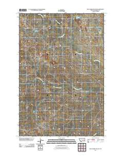 Wild Horse Pass SE Montana Historical topographic map, 1:24000 scale, 7.5 X 7.5 Minute, Year 2011