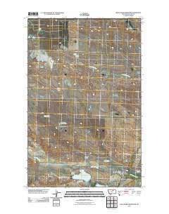 Wild Horse Reservoir Montana Historical topographic map, 1:24000 scale, 7.5 X 7.5 Minute, Year 2011