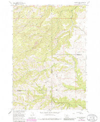 Wildcat Draw Montana Historical topographic map, 1:24000 scale, 7.5 X 7.5 Minute, Year 1955
