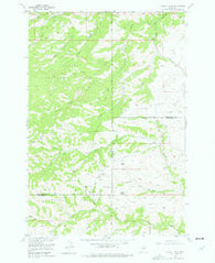 Wildcat Draw Montana Historical topographic map, 1:24000 scale, 7.5 X 7.5 Minute, Year 1955