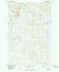 Willard Montana Historical topographic map, 1:24000 scale, 7.5 X 7.5 Minute, Year 1981