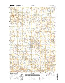 Willard SE Montana Current topographic map, 1:24000 scale, 7.5 X 7.5 Minute, Year 2014