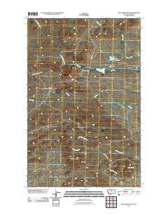 Williamson Butte Montana Historical topographic map, 1:24000 scale, 7.5 X 7.5 Minute, Year 2011