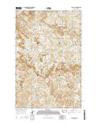 Willis Buttes Montana Current topographic map, 1:24000 scale, 7.5 X 7.5 Minute, Year 2014