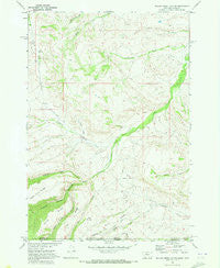 Willow Creek Dam SW Montana Historical topographic map, 1:24000 scale, 7.5 X 7.5 Minute, Year 1969