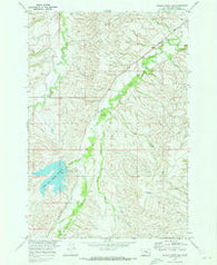 Willow Creek Dam Montana Historical topographic map, 1:24000 scale, 7.5 X 7.5 Minute, Year 1969