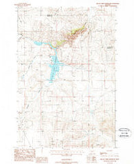 Willow Creek Reservoir Montana Historical topographic map, 1:24000 scale, 7.5 X 7.5 Minute, Year 1988