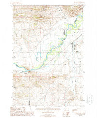 Willow Creek Montana Historical topographic map, 1:24000 scale, 7.5 X 7.5 Minute, Year 1987
