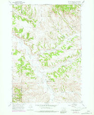 Willow Crossing Montana Historical topographic map, 1:24000 scale, 7.5 X 7.5 Minute, Year 1966