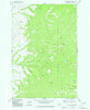 Willow Mountain Montana Historical topographic map, 1:24000 scale, 7.5 X 7.5 Minute, Year 1977