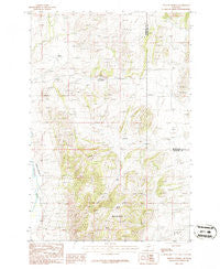 Willow Springs Montana Historical topographic map, 1:24000 scale, 7.5 X 7.5 Minute, Year 1986