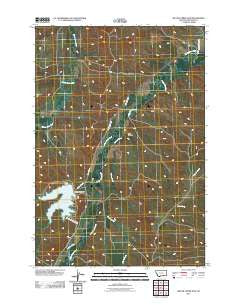 Willow Creek Dam Montana Historical topographic map, 1:24000 scale, 7.5 X 7.5 Minute, Year 2011