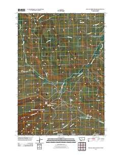 Willow Creek Dam SW Montana Historical topographic map, 1:24000 scale, 7.5 X 7.5 Minute, Year 2011