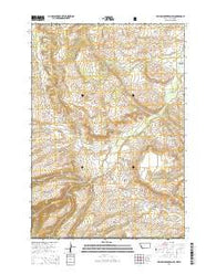 Willow Creek Dam SW Montana Current topographic map, 1:24000 scale, 7.5 X 7.5 Minute, Year 2014