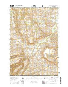 Willow Creek Dam SW Montana Current topographic map, 1:24000 scale, 7.5 X 7.5 Minute, Year 2014