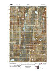 Willshaw Flats Montana Historical topographic map, 1:24000 scale, 7.5 X 7.5 Minute, Year 2011
