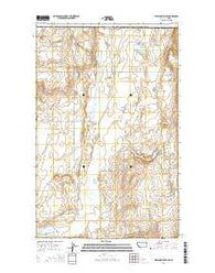 Willshaw Flats Montana Current topographic map, 1:24000 scale, 7.5 X 7.5 Minute, Year 2014
