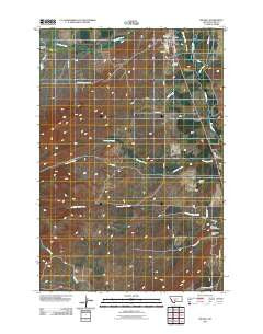 Wilsall Montana Historical topographic map, 1:24000 scale, 7.5 X 7.5 Minute, Year 2011
