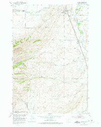 Wilsall Montana Historical topographic map, 1:24000 scale, 7.5 X 7.5 Minute, Year 1951