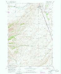 Wilsall Montana Historical topographic map, 1:24000 scale, 7.5 X 7.5 Minute, Year 1951