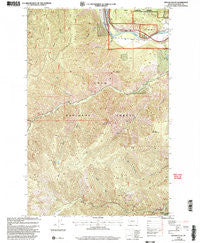 Wilson Gulch Montana Historical topographic map, 1:24000 scale, 7.5 X 7.5 Minute, Year 1999