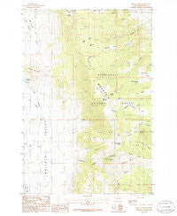 Wilson Park Montana Historical topographic map, 1:24000 scale, 7.5 X 7.5 Minute, Year 1985