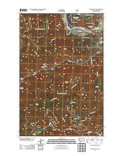 Wilson Gulch Montana Historical topographic map, 1:24000 scale, 7.5 X 7.5 Minute, Year 2011
