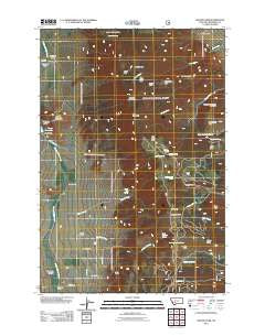 Wilson Park Montana Historical topographic map, 1:24000 scale, 7.5 X 7.5 Minute, Year 2011