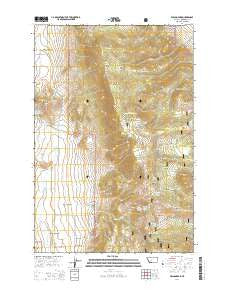 Wilson Park Montana Current topographic map, 1:24000 scale, 7.5 X 7.5 Minute, Year 2014