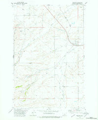 Windham Montana Historical topographic map, 1:24000 scale, 7.5 X 7.5 Minute, Year 1978