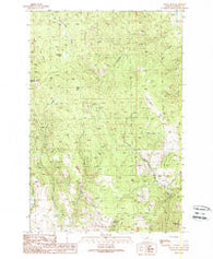 Windy Rock Montana Historical topographic map, 1:24000 scale, 7.5 X 7.5 Minute, Year 1989