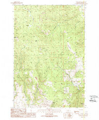 Windy Rock Montana Historical topographic map, 1:24000 scale, 7.5 X 7.5 Minute, Year 1989