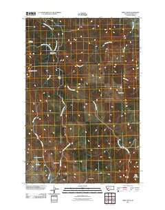 Windy Rock Montana Historical topographic map, 1:24000 scale, 7.5 X 7.5 Minute, Year 2011