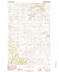 Winifred West Montana Historical topographic map, 1:24000 scale, 7.5 X 7.5 Minute, Year 1985
