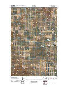 Winifred West Montana Historical topographic map, 1:24000 scale, 7.5 X 7.5 Minute, Year 2011
