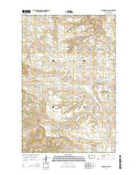 Winifred West Montana Current topographic map, 1:24000 scale, 7.5 X 7.5 Minute, Year 2014