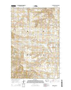 Winifred West Montana Current topographic map, 1:24000 scale, 7.5 X 7.5 Minute, Year 2014