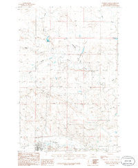 Winnett North Montana Historical topographic map, 1:24000 scale, 7.5 X 7.5 Minute, Year 1986