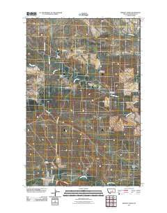 Winnett North Montana Historical topographic map, 1:24000 scale, 7.5 X 7.5 Minute, Year 2011