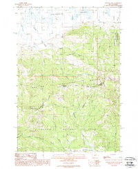 Winslow Creek Montana Historical topographic map, 1:24000 scale, 7.5 X 7.5 Minute, Year 1988