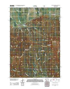 Winslow Creek Montana Historical topographic map, 1:24000 scale, 7.5 X 7.5 Minute, Year 2011