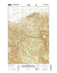 Winslow Creek Montana Current topographic map, 1:24000 scale, 7.5 X 7.5 Minute, Year 2014