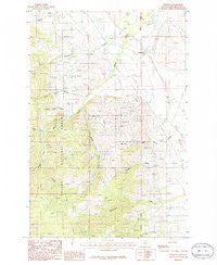 Winston Montana Historical topographic map, 1:24000 scale, 7.5 X 7.5 Minute, Year 1986