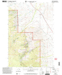 Winston Montana Historical topographic map, 1:24000 scale, 7.5 X 7.5 Minute, Year 2001