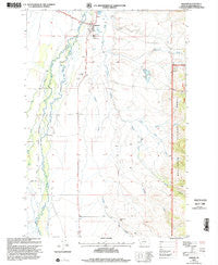 Wisdom Montana Historical topographic map, 1:24000 scale, 7.5 X 7.5 Minute, Year 1997