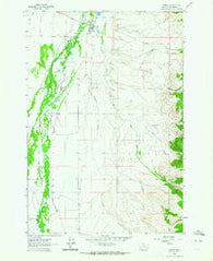 Wisdom Montana Historical topographic map, 1:24000 scale, 7.5 X 7.5 Minute, Year 1962