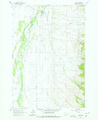 Wisdom Montana Historical topographic map, 1:24000 scale, 7.5 X 7.5 Minute, Year 1962