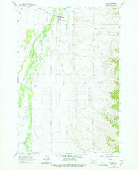 Wisdom Montana Historical topographic map, 1:24000 scale, 7.5 X 7.5 Minute, Year 1962