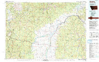 Wisdom Montana Historical topographic map, 1:100000 scale, 30 X 60 Minute, Year 1994